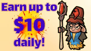 new play to earn game! Wizarre! Earn up to $10 daily!