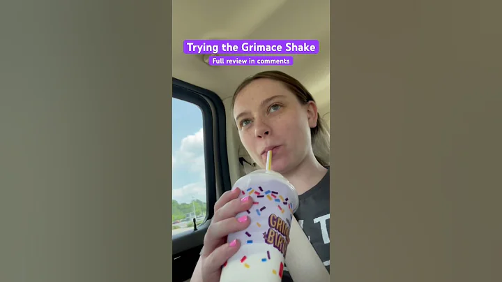 Trying the GRIMACE shake 😈 #grimace #grimaceshake #mcdonalds #review - 天天要闻