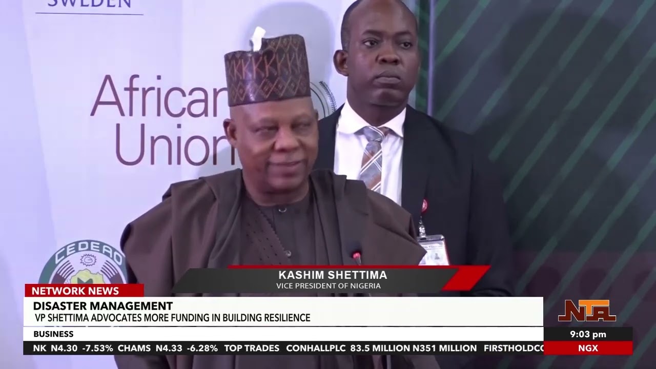 2025 Disaster Risk Day: VP Shettima Urges Action Before Crisis Hits