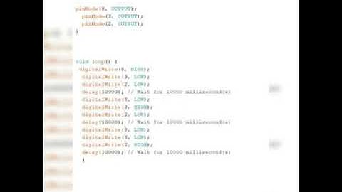 traffic light with Arduino