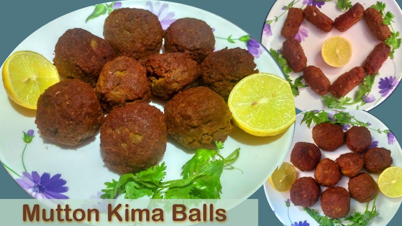 Mutton Keema Balls / Mutton kima kababs / Meat balls YouTube
