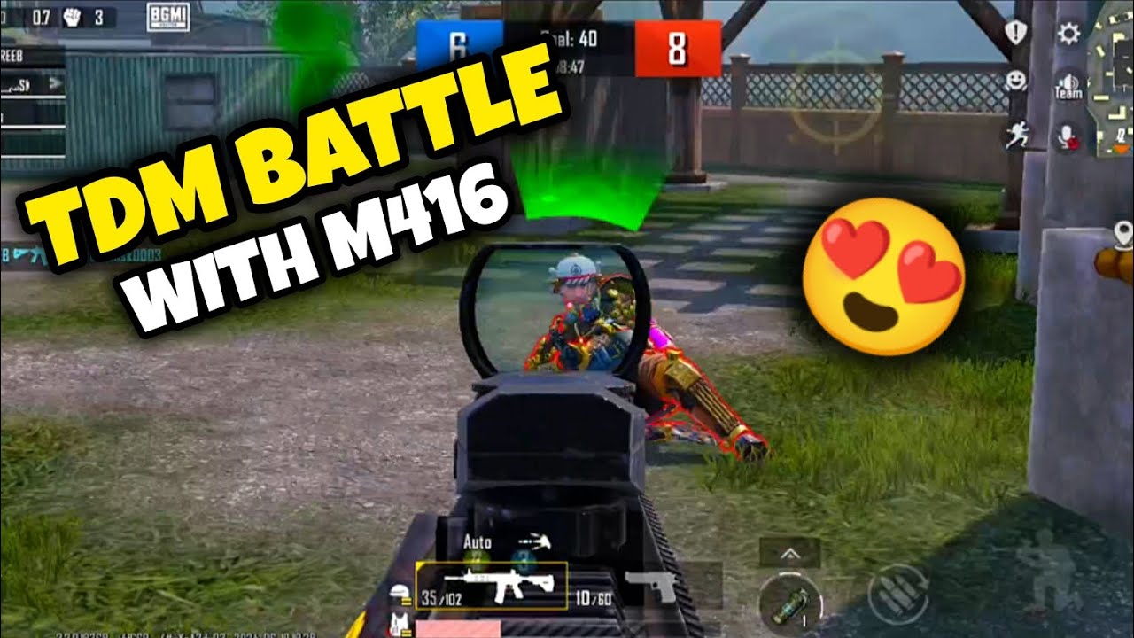 TDM BATTLE WITH M416😍 | FULL TDM GAMEPLAY🔥 | BGMI - YouTube