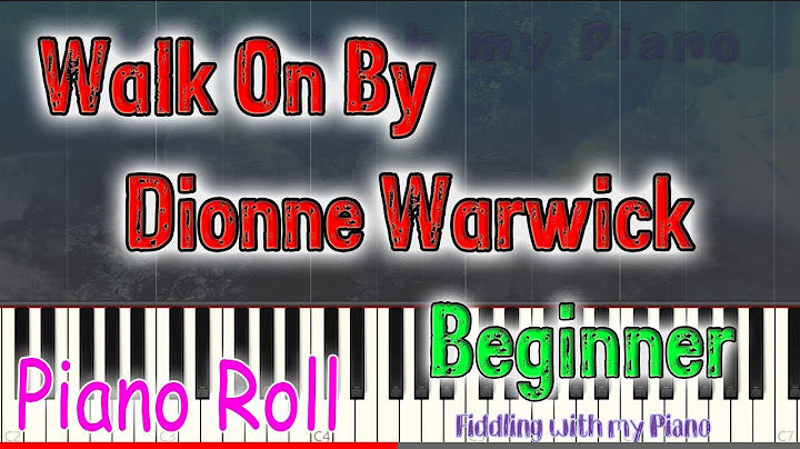 Walk on By Piano version - Piano performance video thumbnail