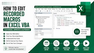 How to Edit Recorded Macros in Excel VBA