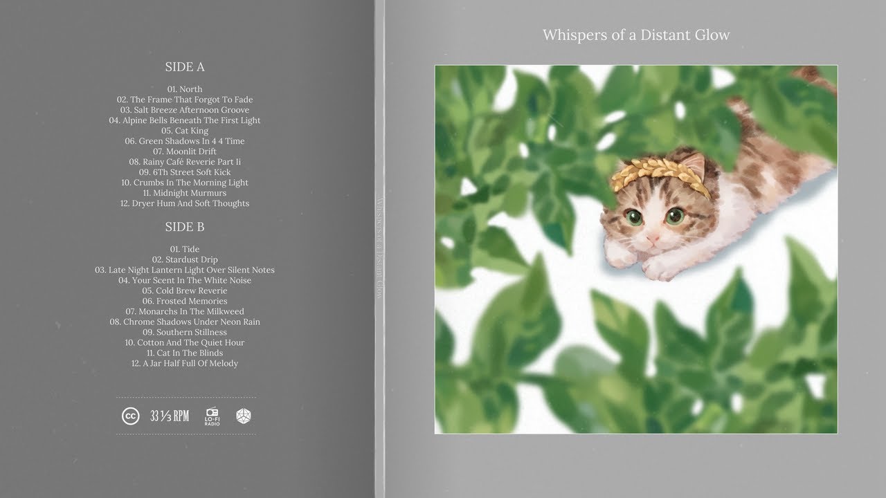 Whispers of a Distant Glow LP | Kat Records Presents Moonlit Dreams & Rainy Reveries (ambient cut)