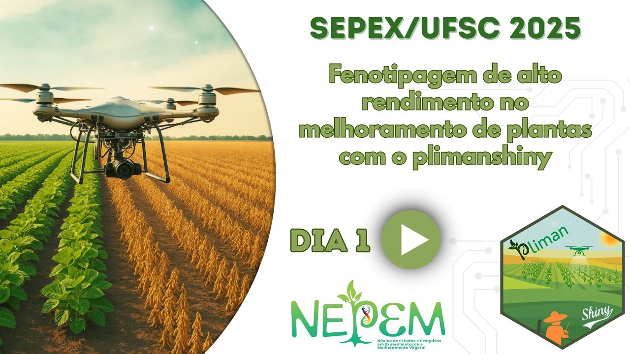 Fenotipagem de alto rendimento no melhoramento de plantas com o plimanshiny - Dia 1
