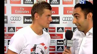 Kroos: "I felt very comfortable"