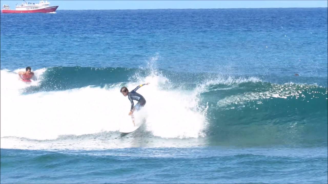 Rip Curl Hawaii grom Noah Kawaguchi 12yr old surfing YouTube