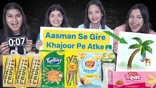 Guess the Proverb ( Kahaavat ) Food Challenge | Frooti, Kurkure, Lays Chips, Waffle, Chupa Chup etc.