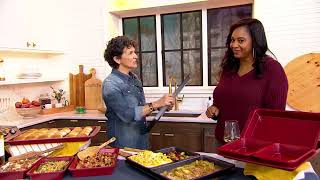 Blue Jean Chef 4-Piece Sheet Pan Dinner Set on QVC