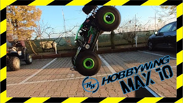 ZD Racing DBX 10 with Hobbywing Max10 3s Power, backflip, frontflip, reverse flip