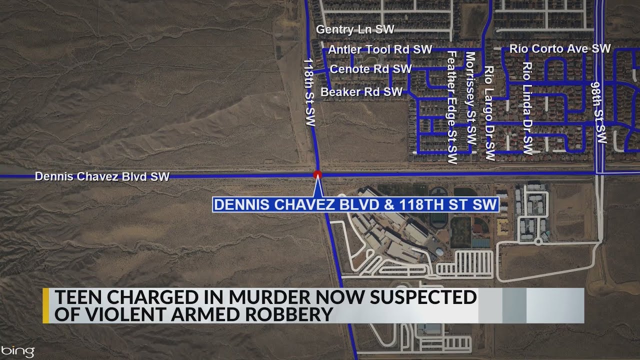 Albuquerque Teen charged in murder now accused in armed robbery - YouTube