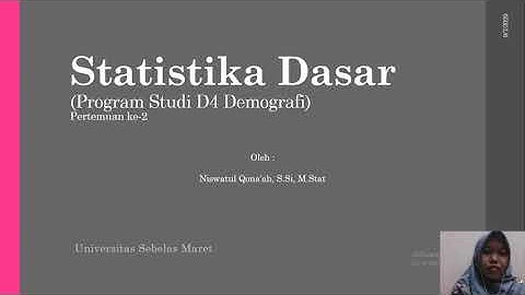 Statistika - Konsep dasar, Jenis Data dan Skala Pengukuran