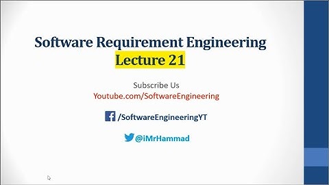 Software Requirement Engineering | Lecture 21 Urdu-Hindi