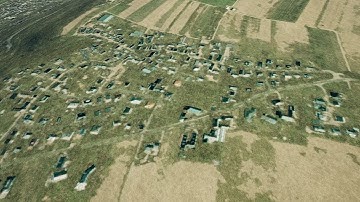 Hide Buildings in Landscape AutoMaterial w/ Satellite Image Overlay Unreal Engine 5