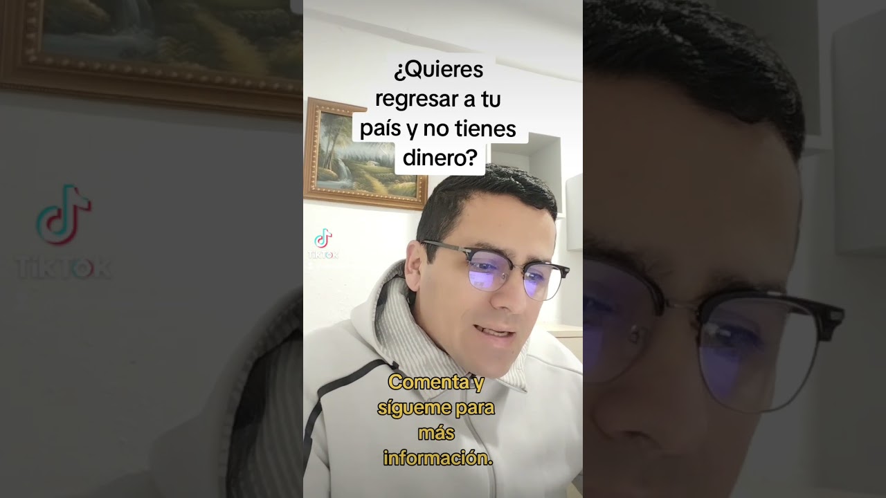 Retorno voluntario, quieres regresar a tu país y no tienes dinero. Mira este Video.
