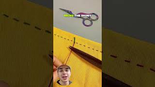 Tiny Thread? No Problem! 🧵 Genius Sewing Knot Trick for Short Threads #sewing #sewinghack #shorts