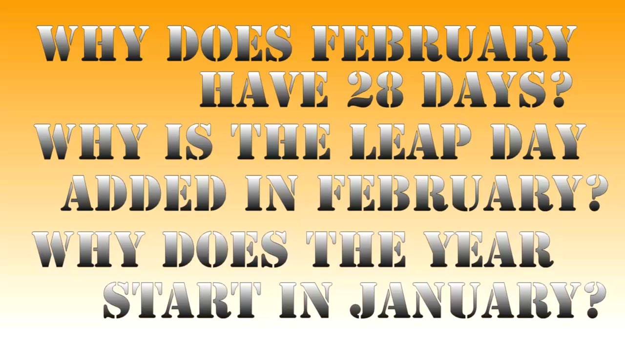 why-does-february-have-28-days-and-more-youtube