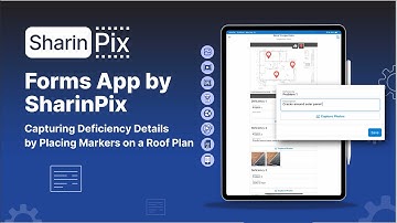 Capture Deficiencies details from a Plan - using the SharinPix Offline mobile Forms App