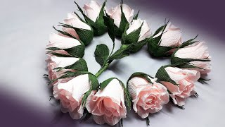 картинка: Сердце из роз. Цветы в коробке / Heart of roses. Flowers in a box