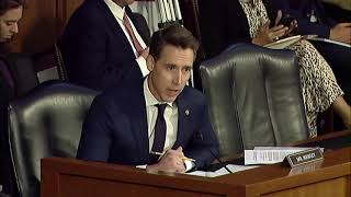 Senator Hawley Blasts FBI Director Wray For MO Conceal Carry Audits, Failure To Vet Afgans