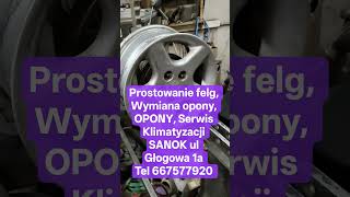 #SanokAuto #SerwisSamochodowy #NaprawaFelg #Alufelgi #MechanikSanok #Prostowanie #SerwisOponSanok