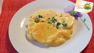 Receta de papas gratinadas para chuparse los dedos RECETAS NAVIDEÑAS DELICIOSAS