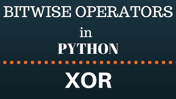 bitwise XOR operator