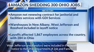 Amazon shedding 300 Ohio jobs because of contract