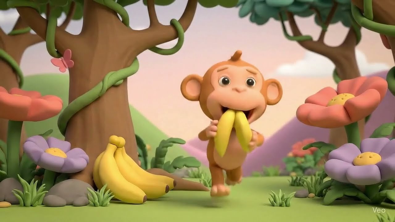 El Changuito Tito 🐒🎶 | Canción Infantil de Risas, Saltos y Bananas en la Selva