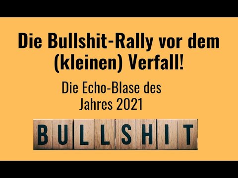 Nasdaq: Die Bullshit-Rally vor dem (kleinen) Verfall! Videoausblick