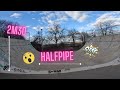 Ich FAHRE das ERSTE mal eine HALFPIPE!