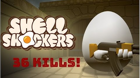 36 Kill Streak in Shell Shockers! Spatula Mode