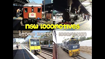 NSW Locomotives - Atomic Kitten - Locomotion (With Lyrics)