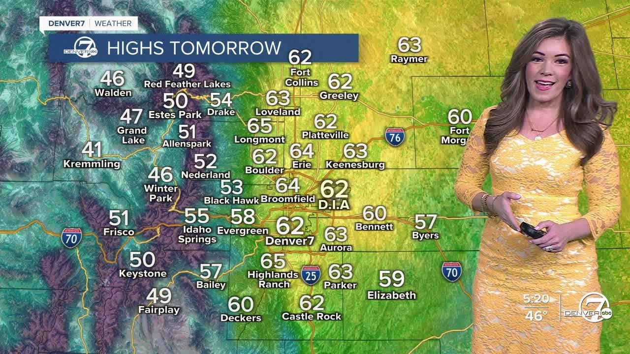 Low 60s and sunshine in Denver Friday - YouTube
