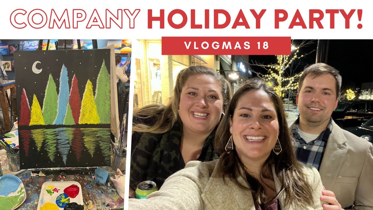 Our company Christmas party! // vlogmas day 18