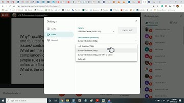 How to reduce video quality in google meet (Receiving and Sending)