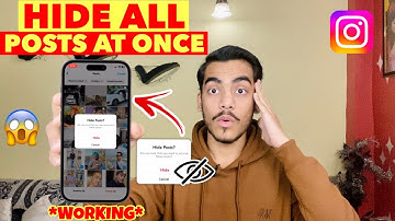 How To Hide All Posts On Instagram |Instagram Ki Sari Post Hide Kaise Kare |Hide All Instagram Posts
