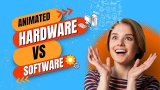 What is the difference between computer hardware and software