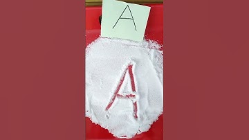 Salt tray writing activity|preschool activities#shorts #activity