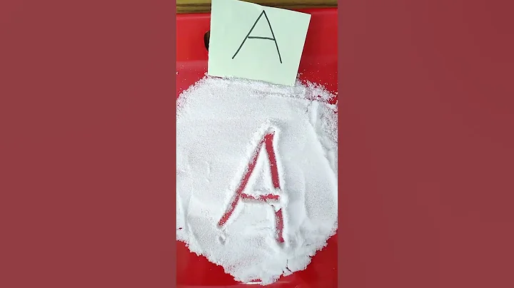 Salt tray writing activity|preschool activities#shorts #activity