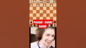 Ponziani - Steinitz Gambit #chess #darksignchess #blackchessopening #chessgrandmaster