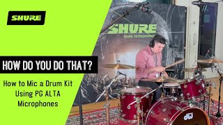 Shure PGADRUMKIT5 5-piece Drum Microphone Kit | Sweetwater