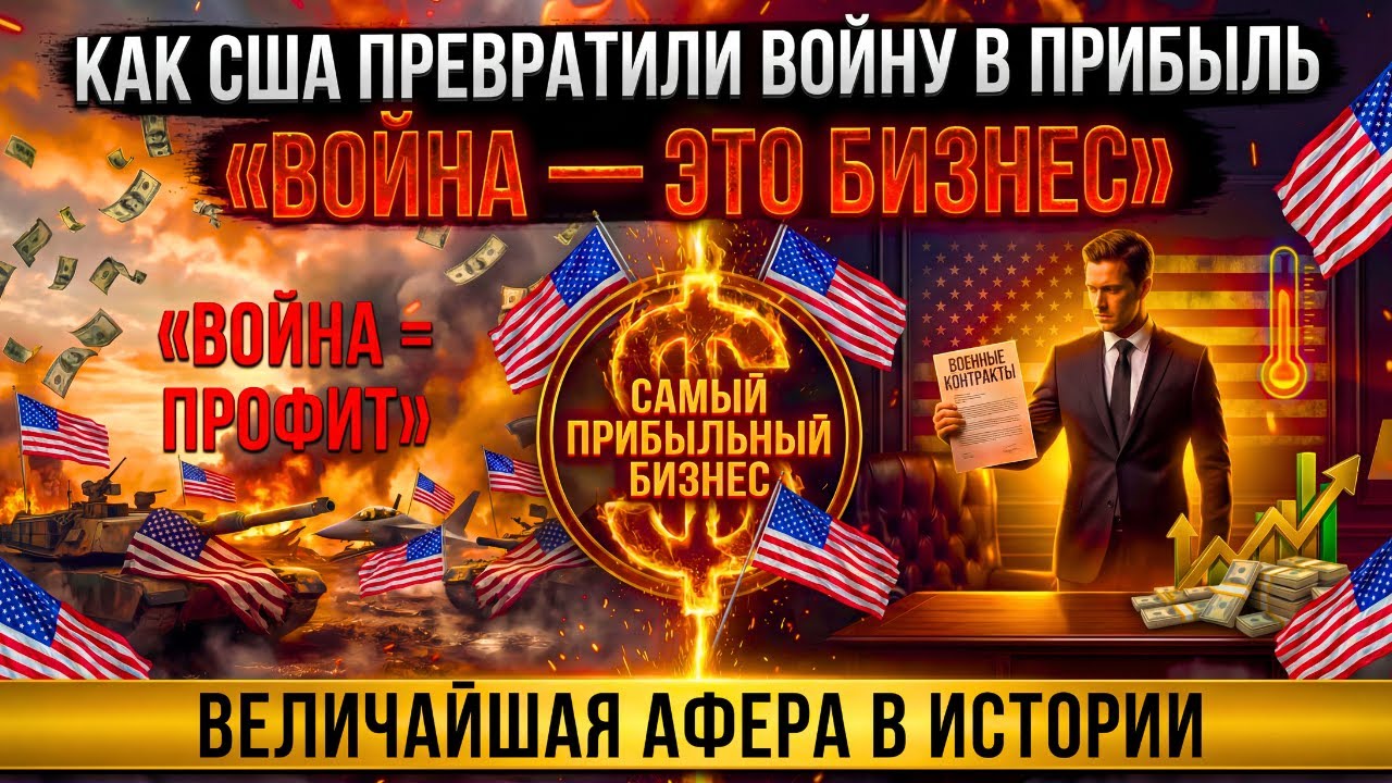Как США превратили ВОЙНУ в самый прибыльный бизнес в истории?