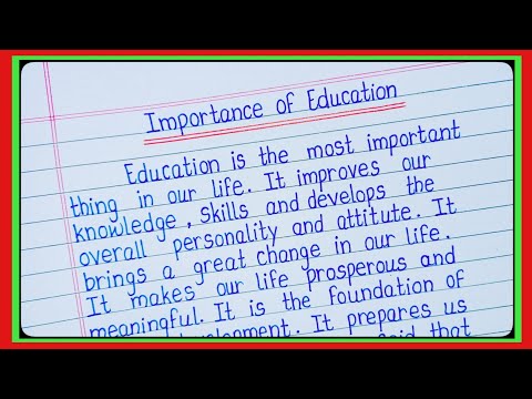 Essay On Importance Of Education/Importance Of Education Essay/Essay Importance Of Education English