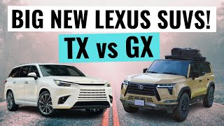 Why The NEW 2024 Lexus TX vs Lexus GX Are Game Changing Hybrid 3-Row SUVs
