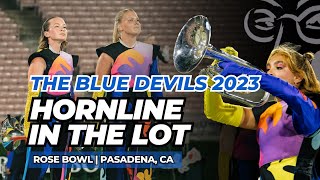 The Blue Devils 2023 Hornline | In the Lot | Rose Bowl