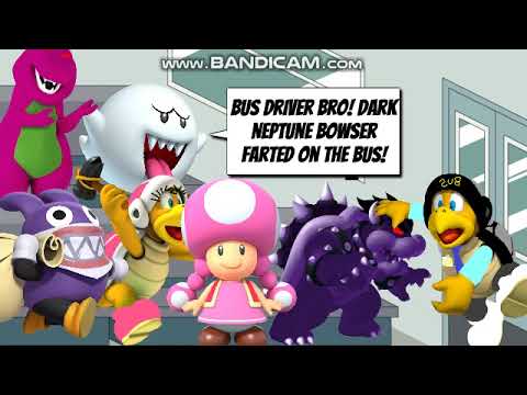 Dark Neptune Bowser Farts On The Bus/Grounded