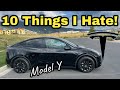 Top 10 items i dislike about my 2022 tesla model y long range  do i regret buying this car