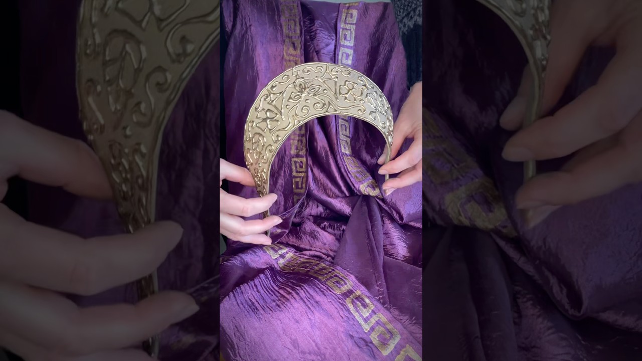 Мастер-класс по созданию древнегреческой короны 👑 Просто закрепите её шпильками! 